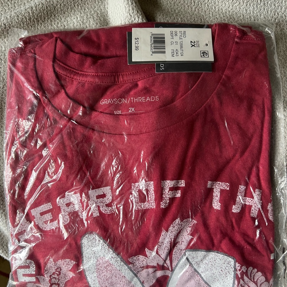 Grayson Threads Red Year of the Rabbit Graphic Tee
